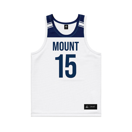 MSMU - NCAA Women's Basketball : Lenora Nkangwen - White Basketball Jersey-0