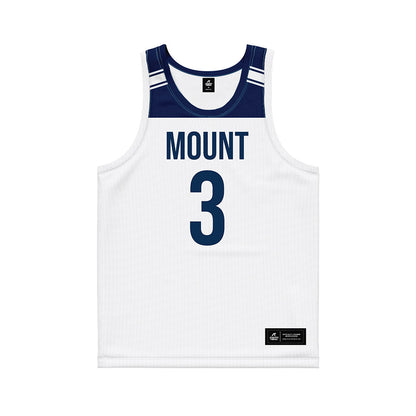 MSMU - NCAA Women's Basketball : Wesleigh Ferguson - White Basketball Jersey-0