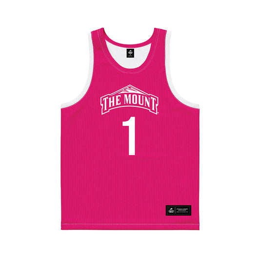 MSMU - NCAA Women's Basketball : Berlynn Carlson - Pink Basketball Jersey-0