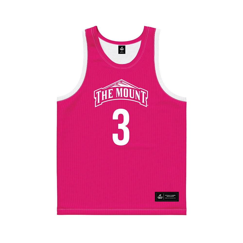 MSMU - NCAA Women's Basketball : Wesleigh Ferguson - Pink Basketball Jersey-0