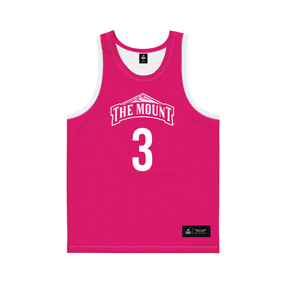 MSMU - NCAA Women's Basketball : Wesleigh Ferguson - Pink Basketball Jersey-0