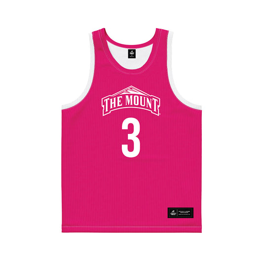 MSMU - NCAA Women's Basketball : Wesleigh Ferguson - Pink Basketball Jersey-0