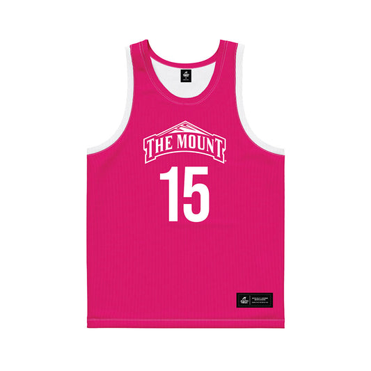 MSMU - NCAA Women's Basketball : Lenora Nkangwen - Pink Basketball Jersey-0