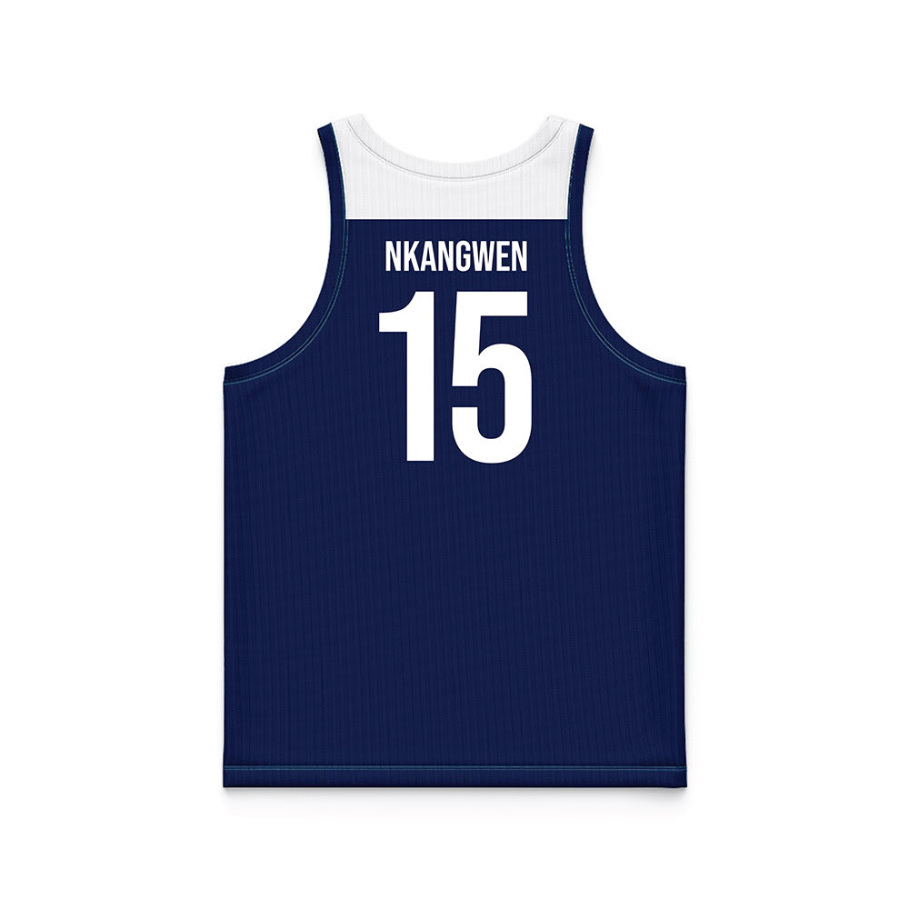 MSMU - NCAA Women's Basketball : Lenora Nkangwen - Blue Basketball Jersey-1