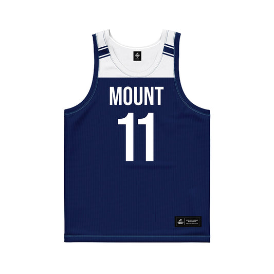 MSMU - NCAA Women's Basketball : Kayla Lindsey - Blue Basketball Jersey-0
