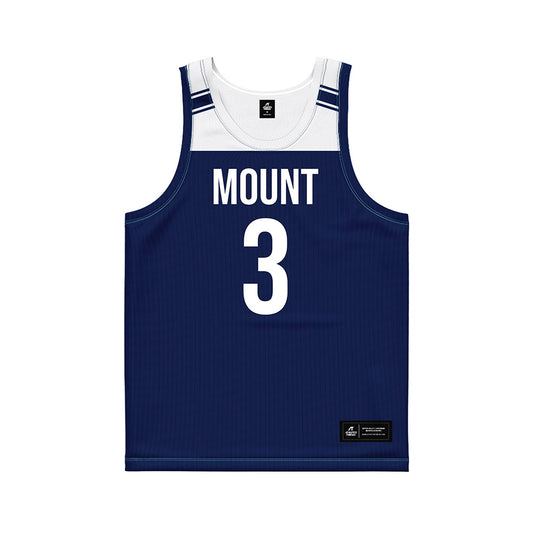 MSMU - NCAA Women's Basketball : Wesleigh Ferguson - Blue Basketball Jersey-0