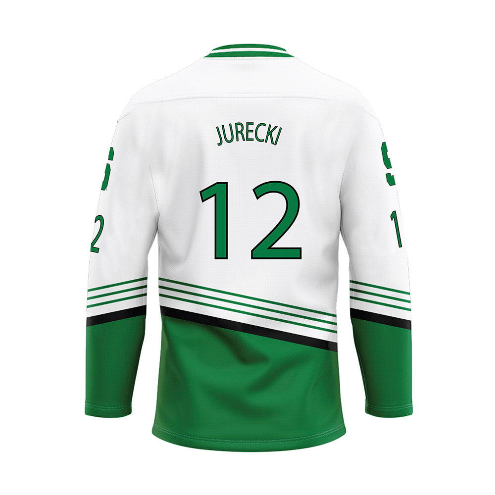 Michigan State - NCAA Men's Ice Hockey : Griffin Jurecki - Replica Hockey Jersey-1