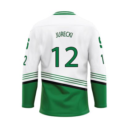 Michigan State - NCAA Men's Ice Hockey : Griffin Jurecki - Replica Hockey Jersey-1