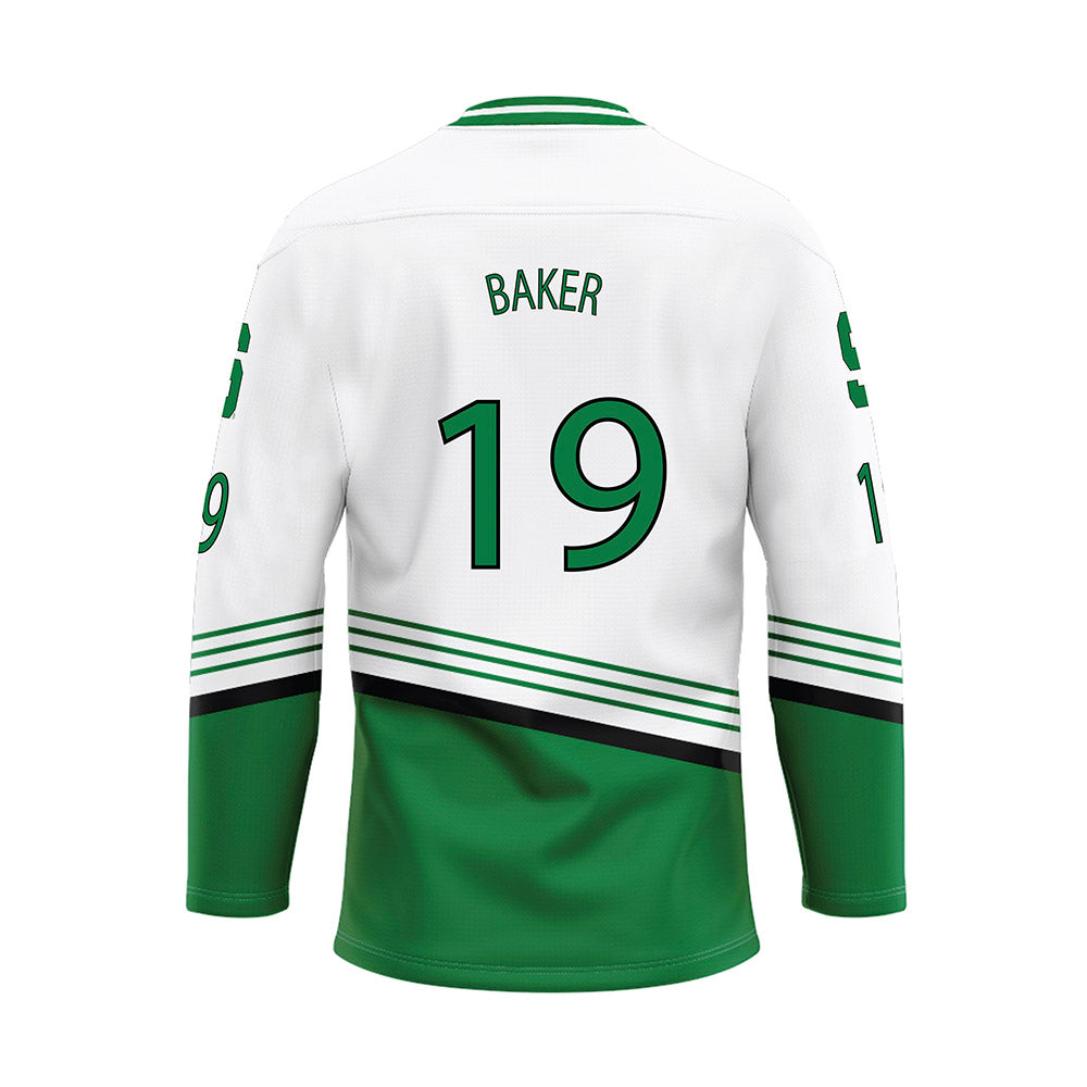 Michigan State - NCAA Men's Ice Hockey : Austin Baker - Replica Hockey Jersey-1