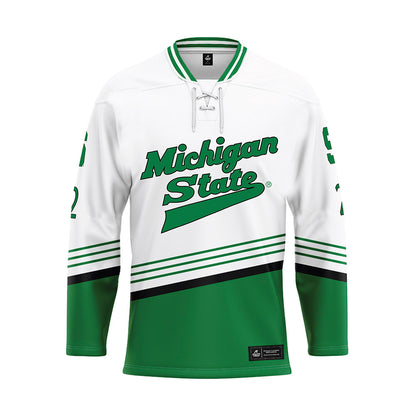 Michigan State - NCAA Men's Ice Hockey : Patrick Geary - Replica Hockey Jersey-0
