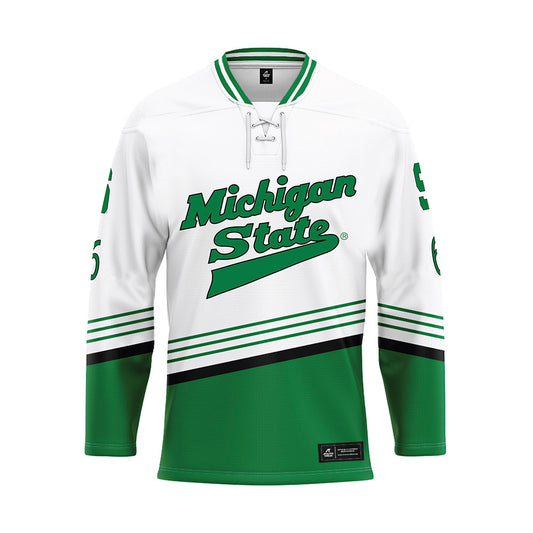 Michigan State - NCAA Men's Ice Hockey : Cole Ward - Replica Hockey Jersey-0