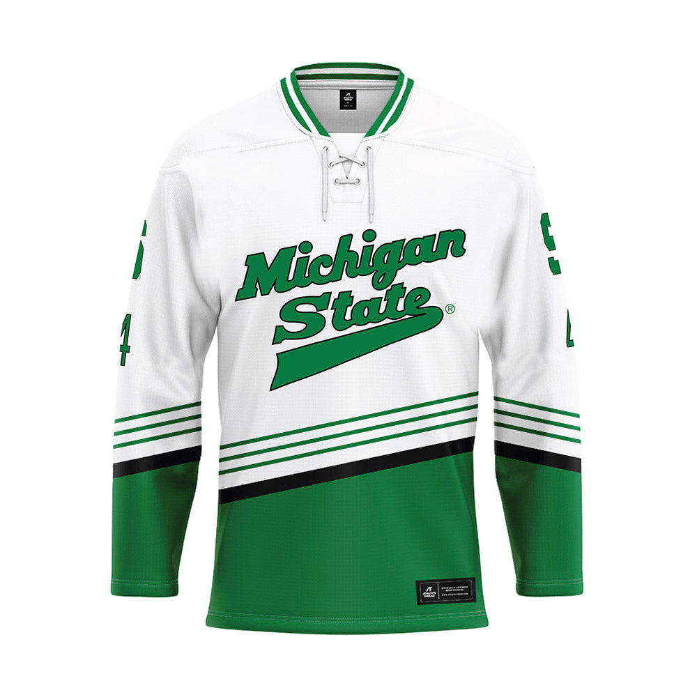 Michigan State - NCAA Men's Ice Hockey : Colin Ralph - Replica Hockey Jersey-0