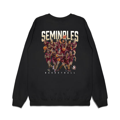 FSU - NCAA Women's Basketball : Team Collage Premium Crewneck Sweatshirt-1