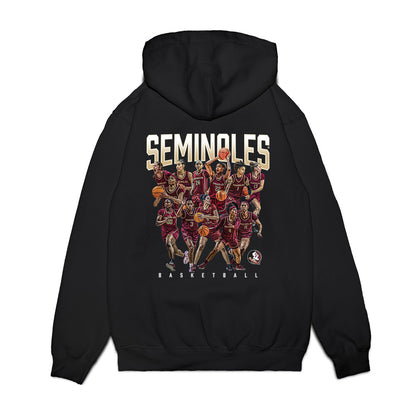 FSU - NCAA Women's Basketball : Team Collage Premium Hooded Sweatshirt-1