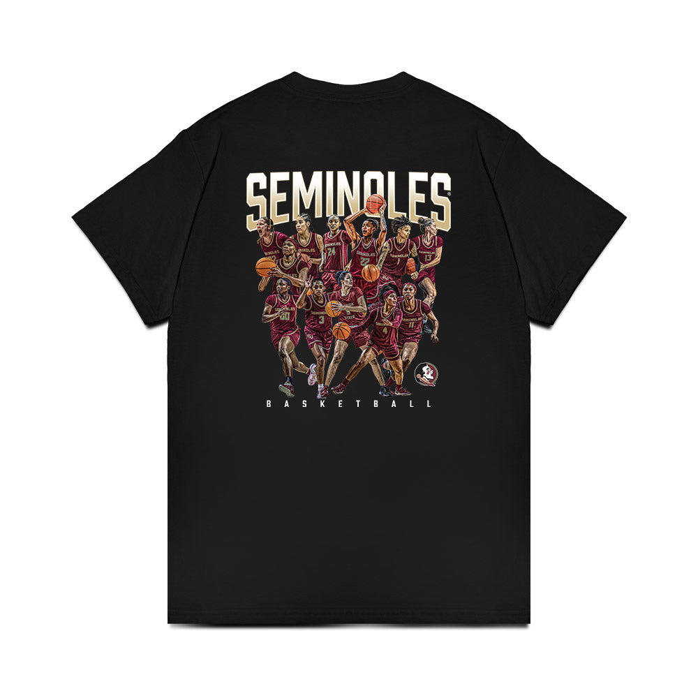 FSU - NCAA Women's Basketball : Team Collage Premium T-Shirt-1