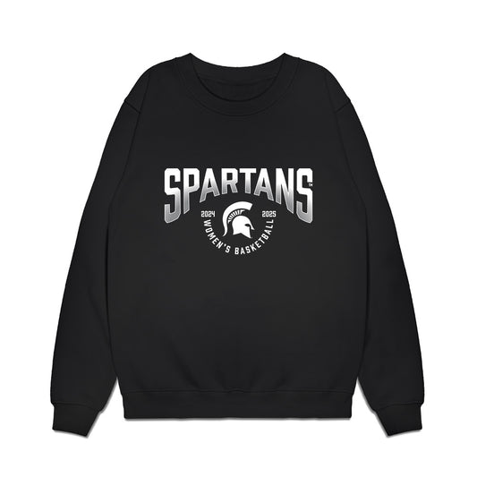 Michigan State - NCAA Women's Basketball : Team Collage Premium Crewneck Sweatshirt-0