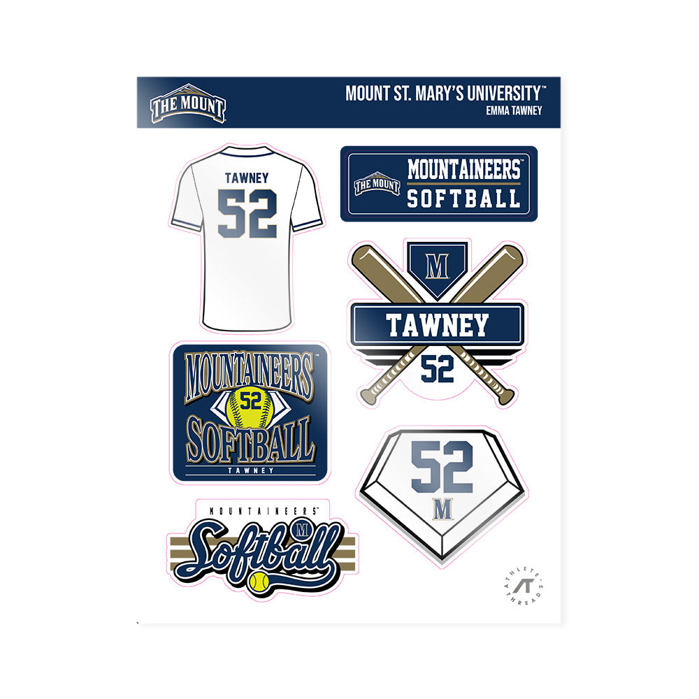 MSMU - NCAA Softball : Emma Tawney - Sticker Sheet-0