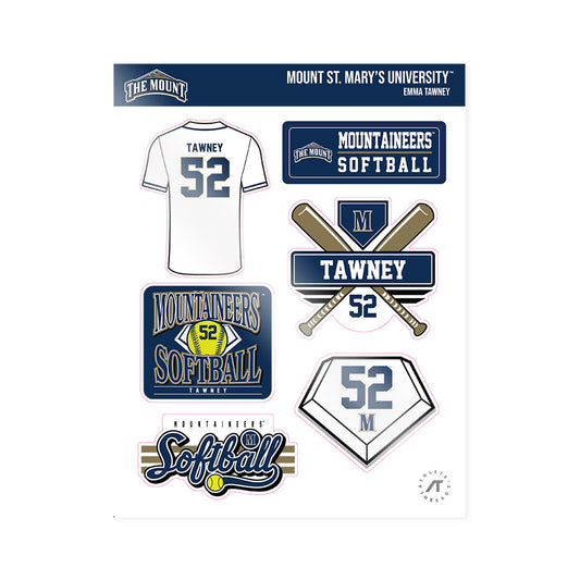 MSMU - NCAA Softball : Emma Tawney - Sticker Sheet-0