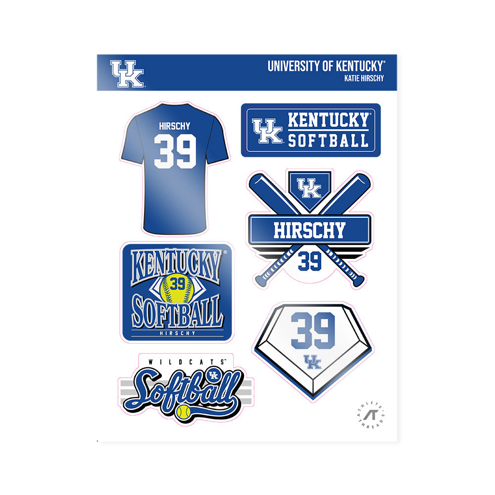 Kentucky - NCAA Softball : Katie Hirschy - Sticker Sheet-0