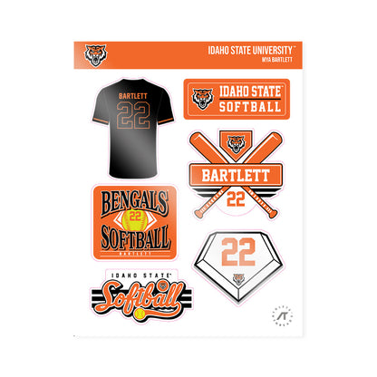 Idaho State - NCAA Softball : Mya Bartlett - Sticker Sheet-1