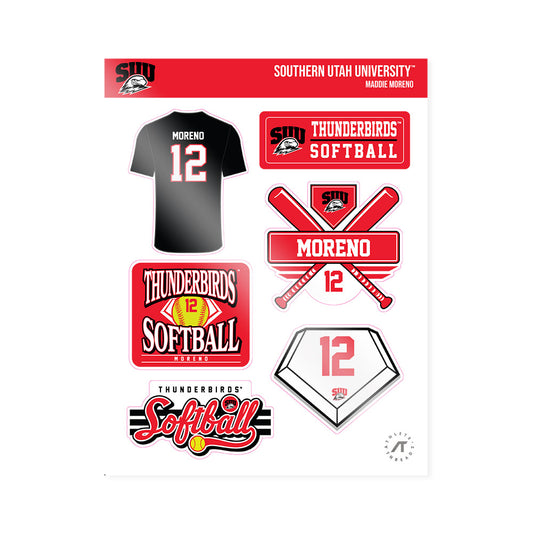 Southern Utah - NCAA Softball : Maddie Moreno - Sticker Sheet-0