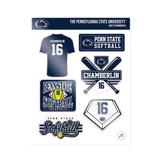Penn State - NCAA Softball : Macy Chamberlin - Sticker Sheet-0