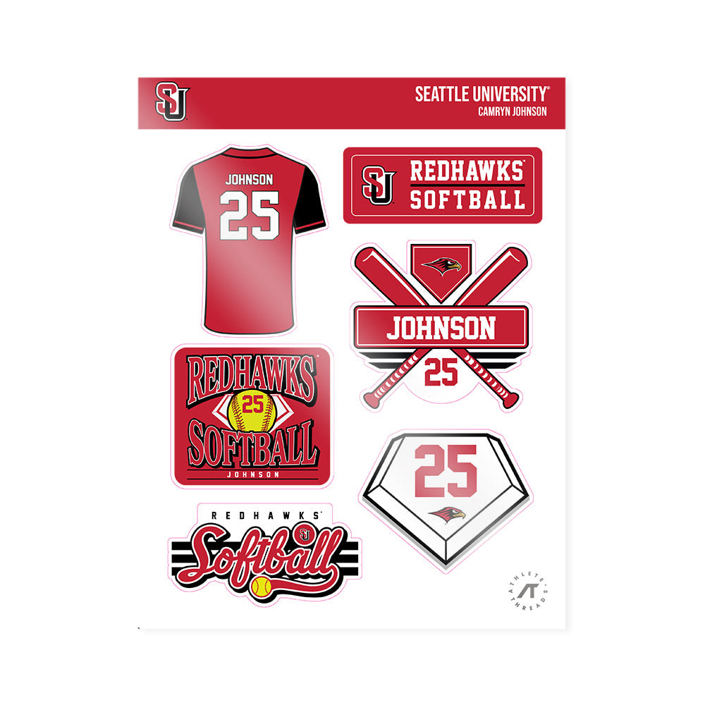 Seattle - NCAA Softball : Camryn Johnson - Sticker Sheet-0