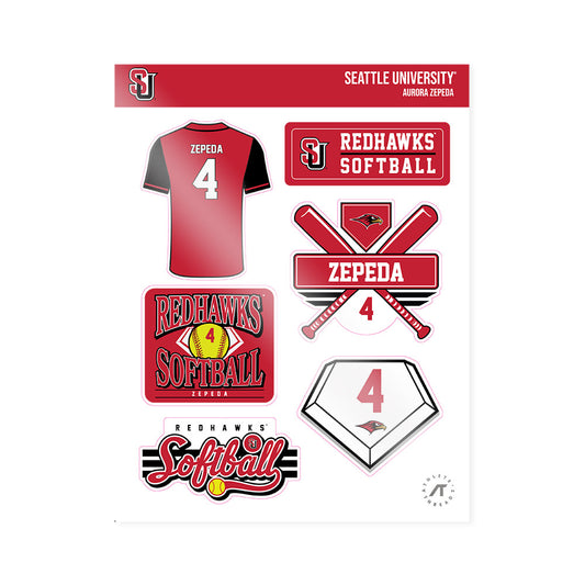 Seattle - NCAA Softball : Aurora Zepeda - Sticker Sheet-0