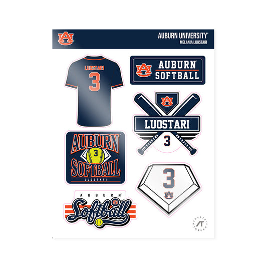 Auburn - NCAA Softball : Melania Luostari - Sticker Sheet-0