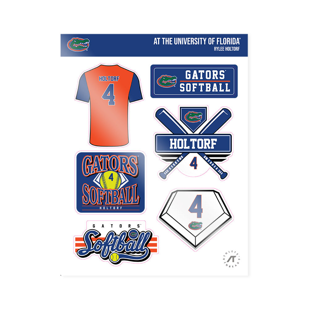 Florida - NCAA Softball : Rylee Holtorf - Sticker Sheet-0