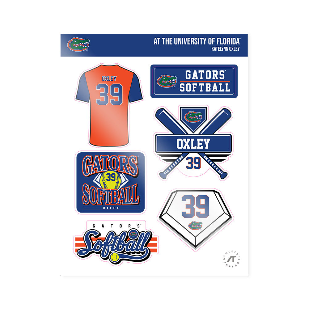 Florida - NCAA Softball : Katelynn Oxley - Sticker Sheet-0