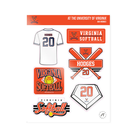 Virginia - NCAA Softball : Ava Hodges - Sticker Sheet-0