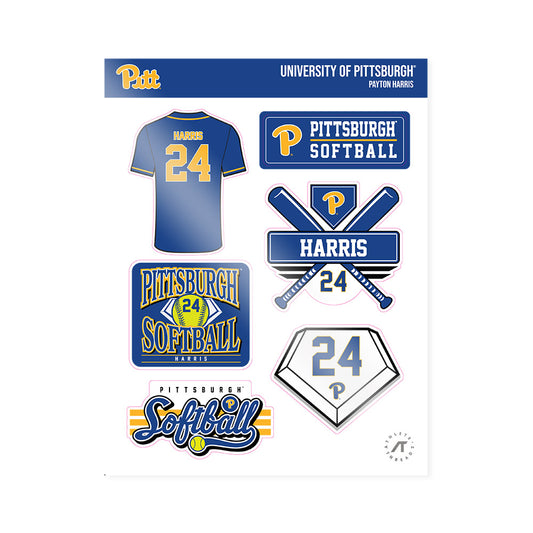 Pittsburgh - NCAA Softball : Payton Harris - Sticker Sheet-0