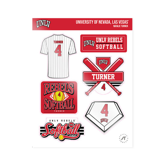 UNLV - NCAA Softball : Natalie Turner - Sticker Sheet-0
