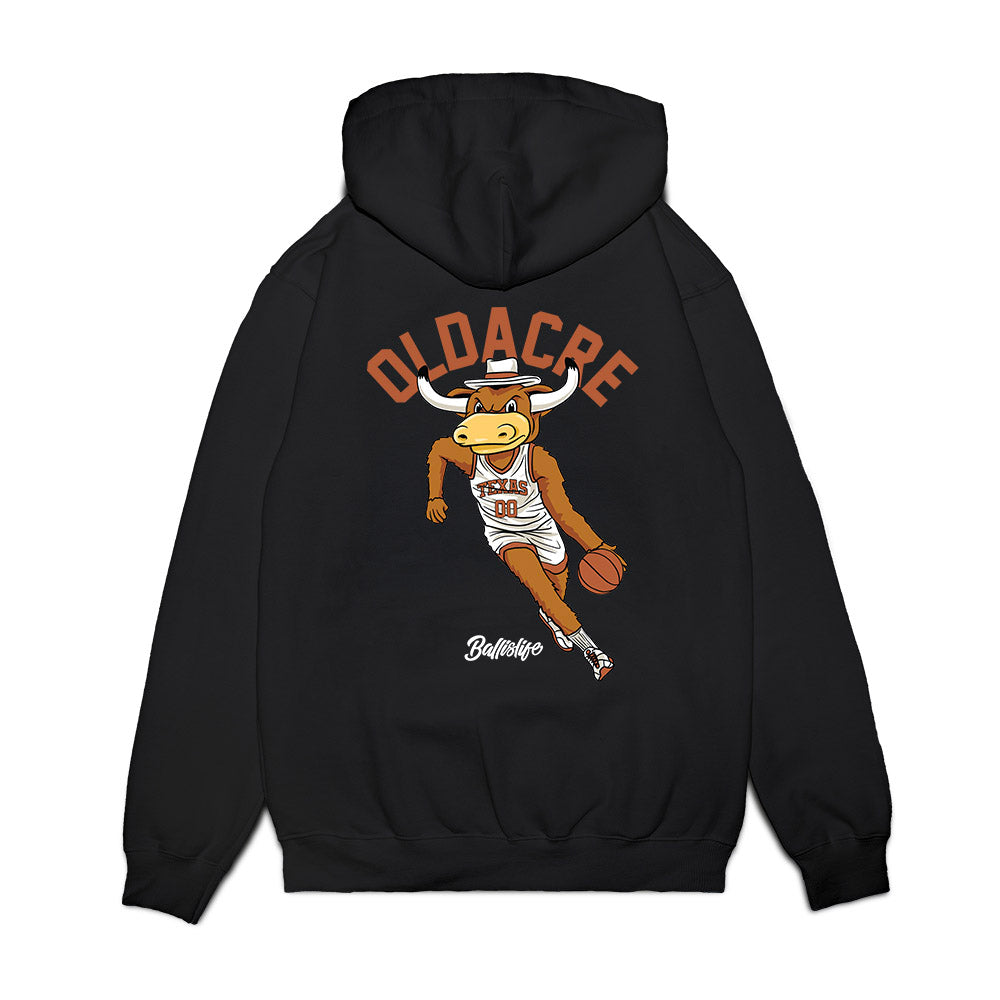 Texas - NCAA Women's Basketball : Kyla Oldacre - Ball is Life Premium Hooded Sweatshirt-1