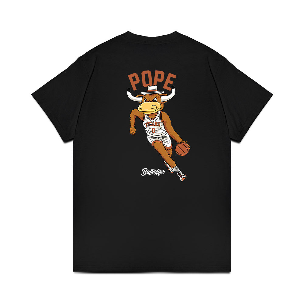 Texas - NCAA Men's Basketball : Jordan Pope - Ball is Life Premium T-Shirt-1