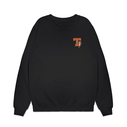Texas - NCAA Men's Basketball : Jordan Pope - Ball is Life Premium Crewneck Sweatshirt-0
