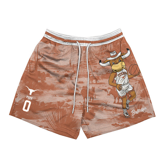 Texas - NCAA Men's Basketball : Jordan Pope - Ball is Life Shorts-0