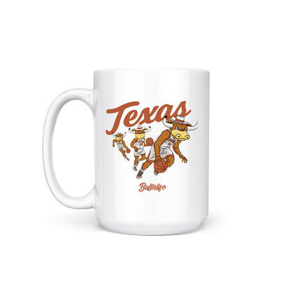 Texas - NCAA Women's Basketball : Kyla Oldacre - Ball is Life Coffee Mug-1