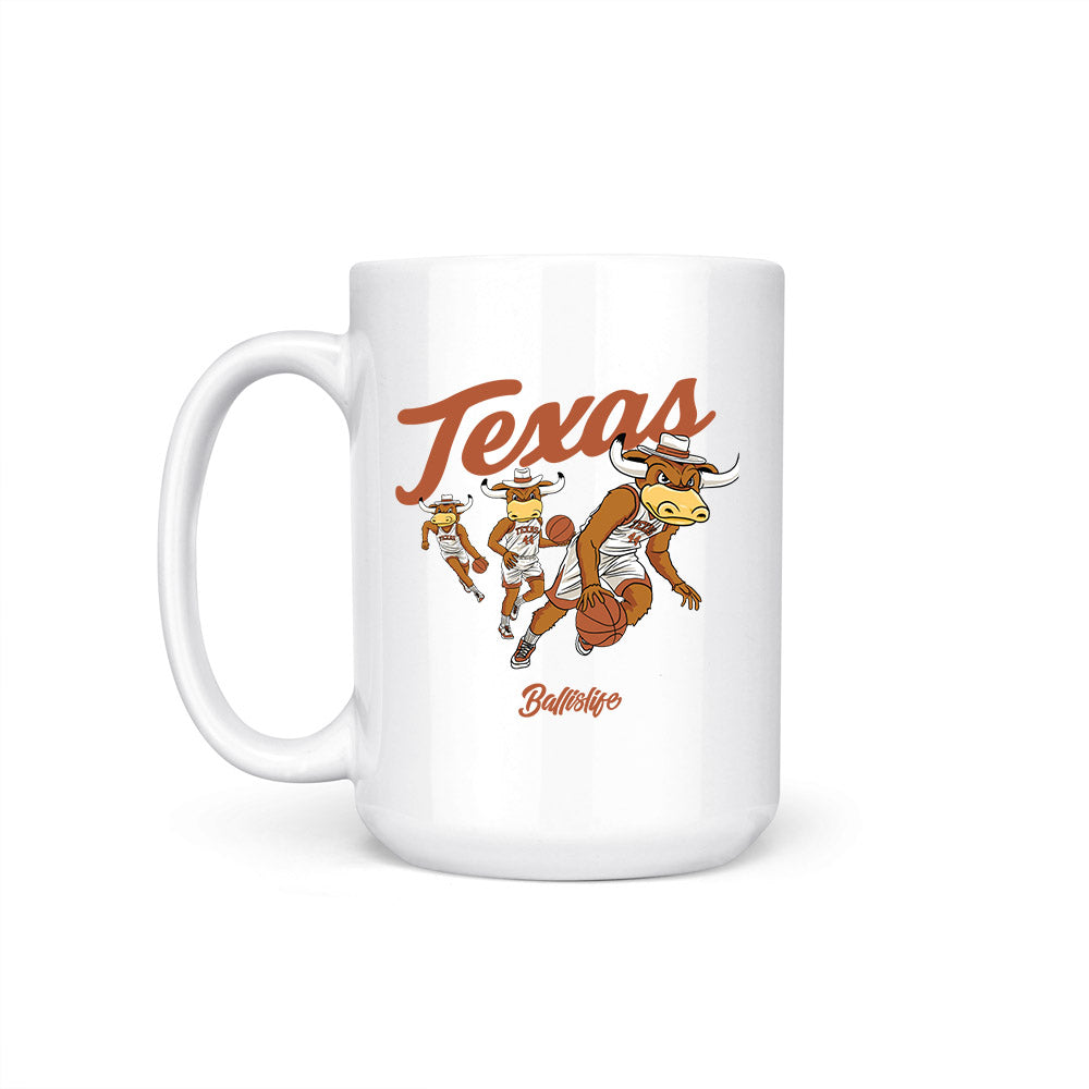 Texas - NCAA Men's Basketball : Brandon Taylor - Ball is Life Coffee Mug-1