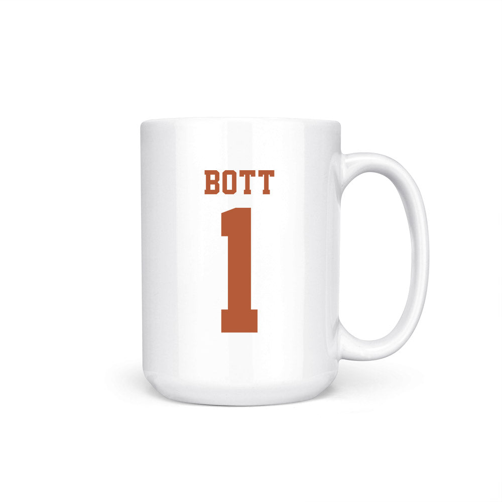 Texas - NCAA Men's Basketball : Cole Bott - Ball is Life Coffee Mug-0