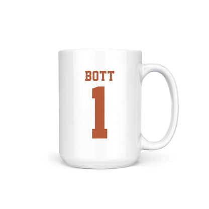 Texas - NCAA Men's Basketball : Cole Bott - Ball is Life Coffee Mug-0
