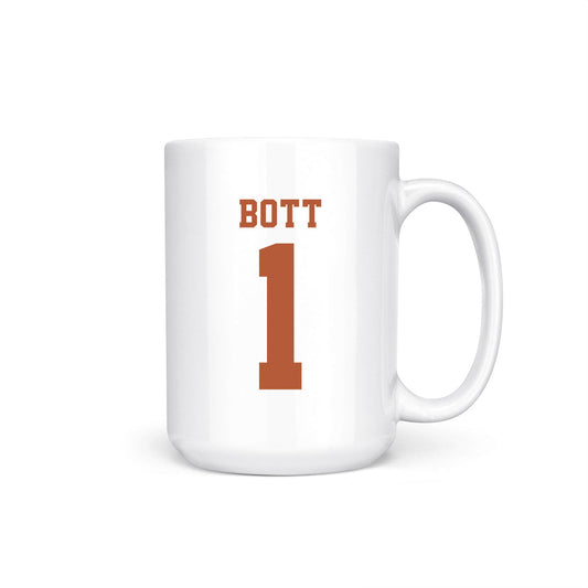 Texas - NCAA Men's Basketball : Cole Bott - Ball is Life Coffee Mug-0