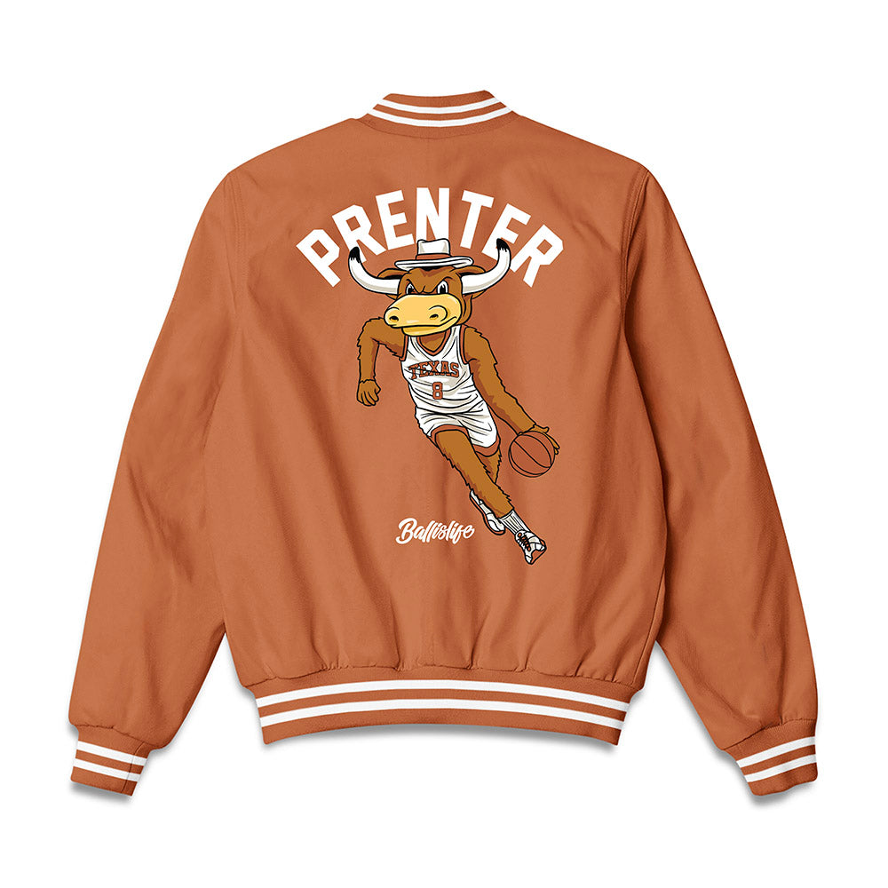 Texas - NCAA Women's Basketball : Grace Prenter - Ball is Life Bomber Jacket-1