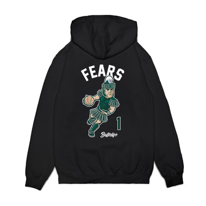 Michigan State - NCAA Men's Basketball : Jeremy Fears - Ball is Life Premium Hooded Sweatshirt-1