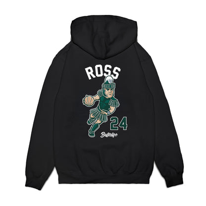 Michigan State - NCAA Women's Basketball : Lauren Ross - Ball is Life Premium Hooded Sweatshirt-1
