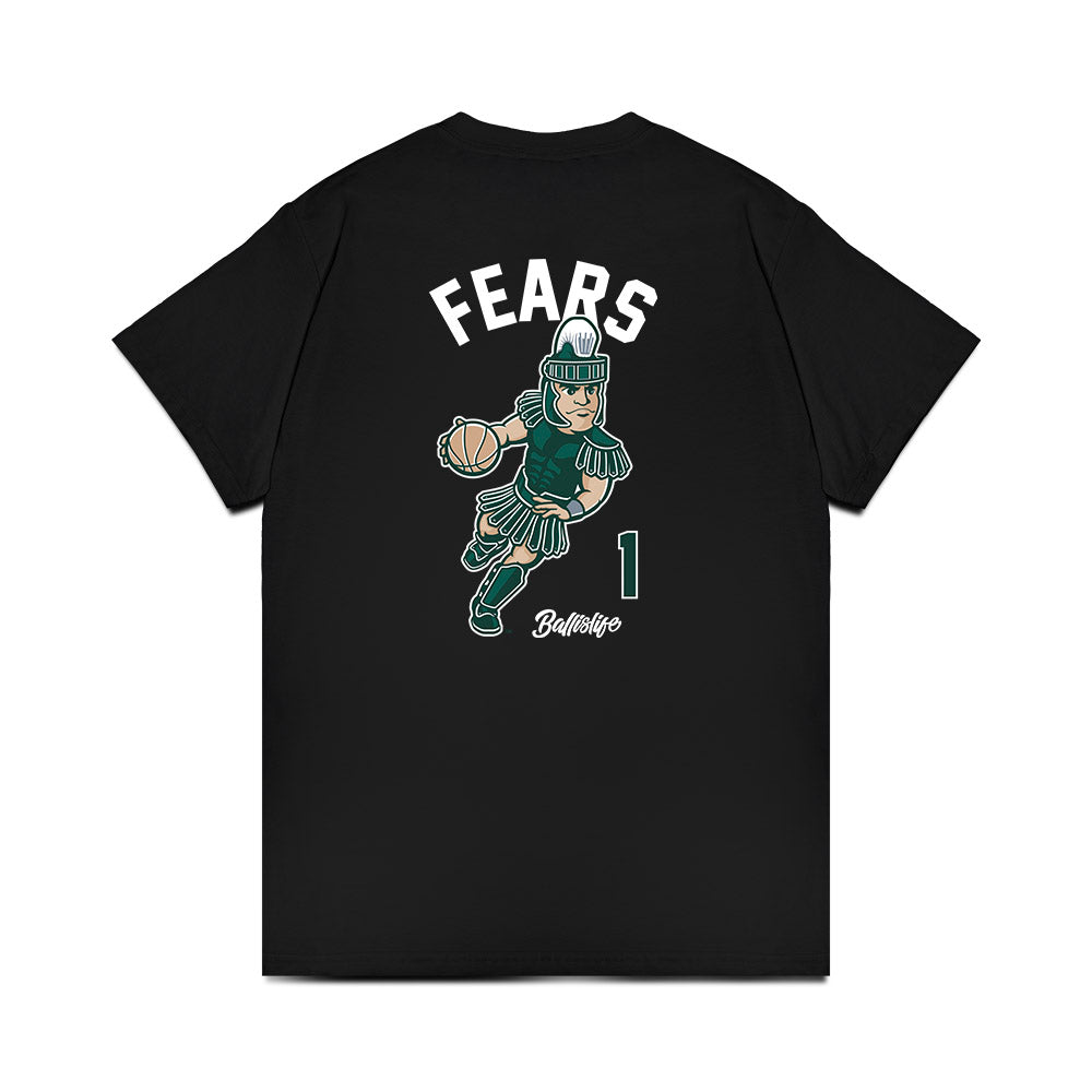 Michigan State - NCAA Men's Basketball : Jeremy Fears - Ball is Life Premium T-Shirt-1