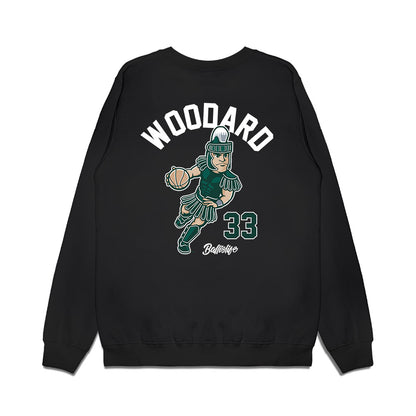 Michigan State - NCAA Women's Basketball : Juliann Woodard - Ball is Life Premium Crewneck Sweatshirt-1