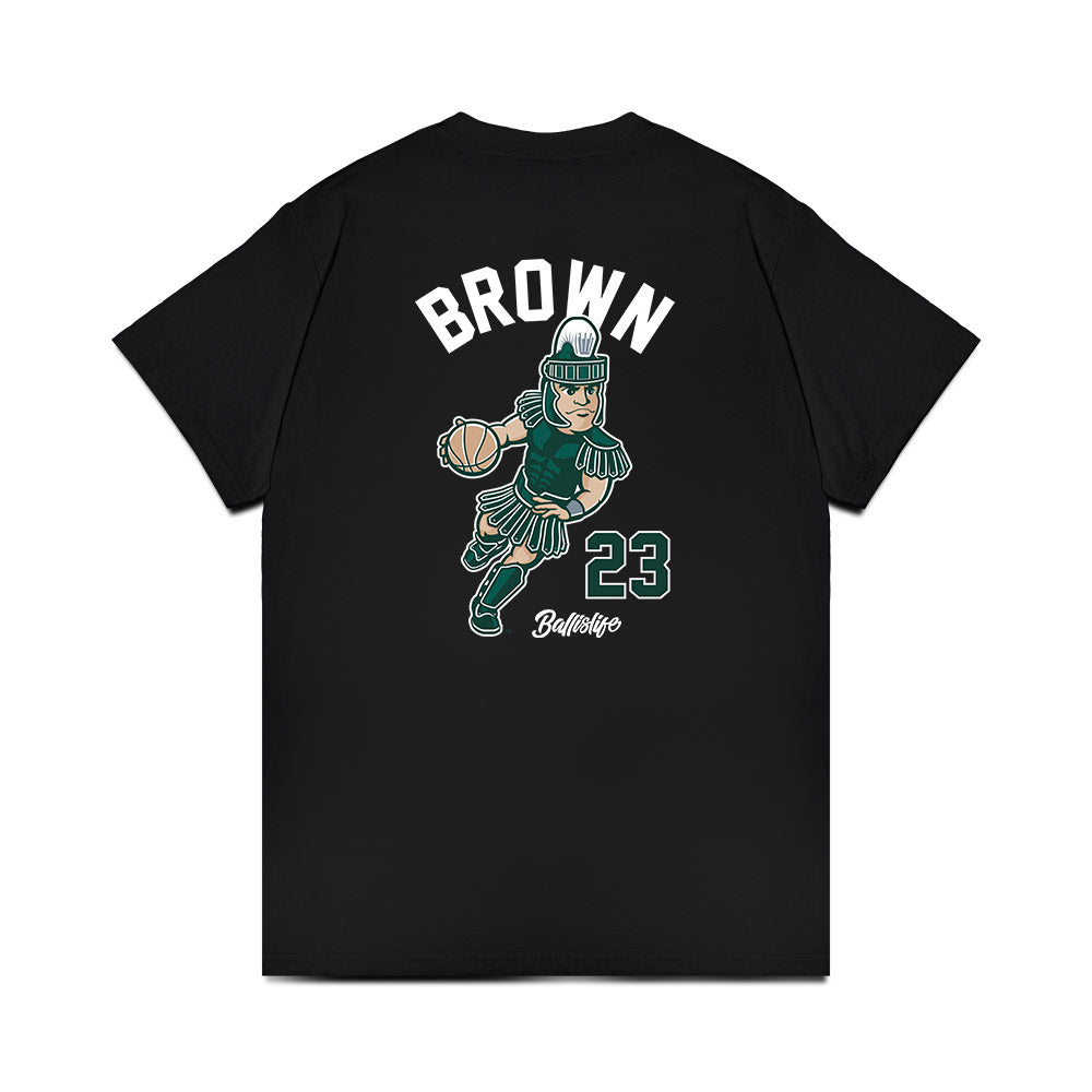 Michigan State - NCAA Women's Basketball : Jalyn Brown - Ball is Life Premium T-Shirt-1