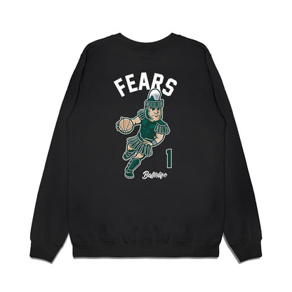 Michigan State - NCAA Men's Basketball : Jeremy Fears - Ball is Life Premium Crewneck Sweatshirt-1